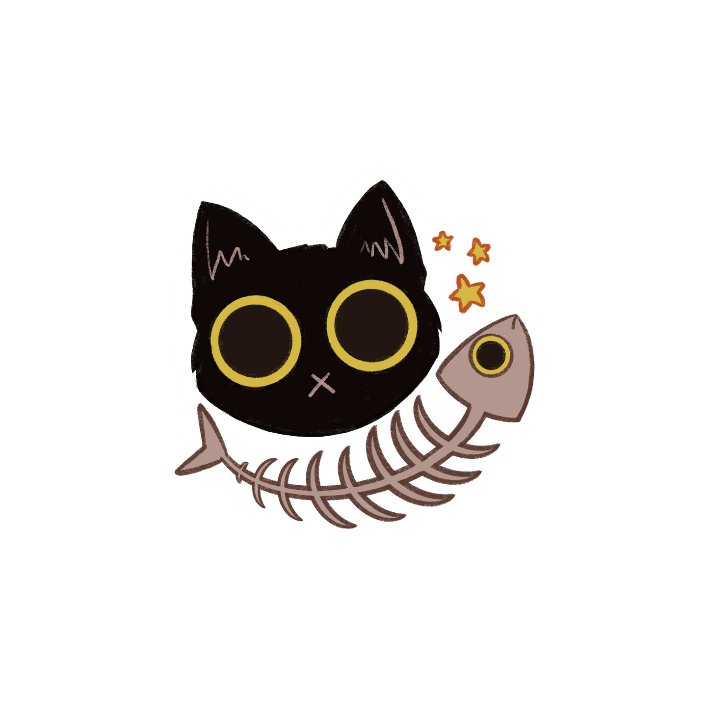 Fishbones Sticker