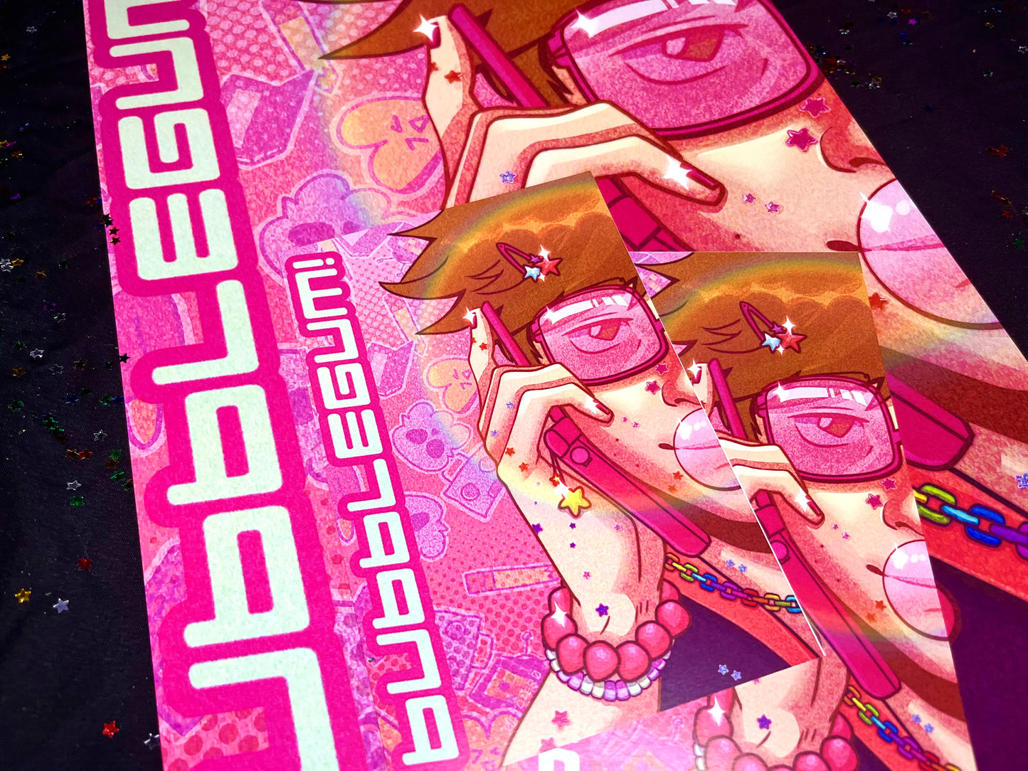 Bubblegum! Art Print