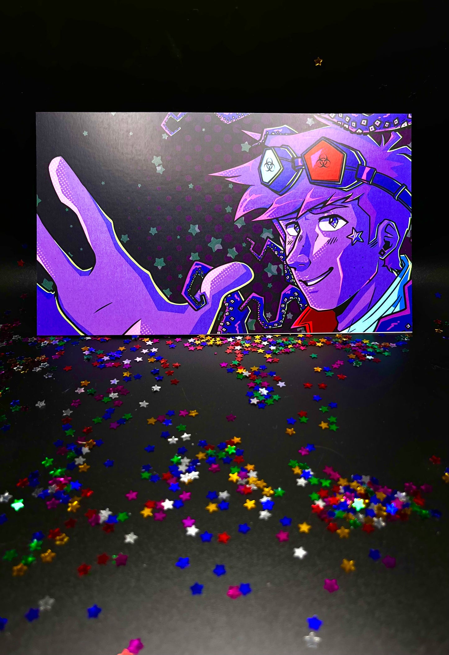 0CTOZER0 Purple Art Print