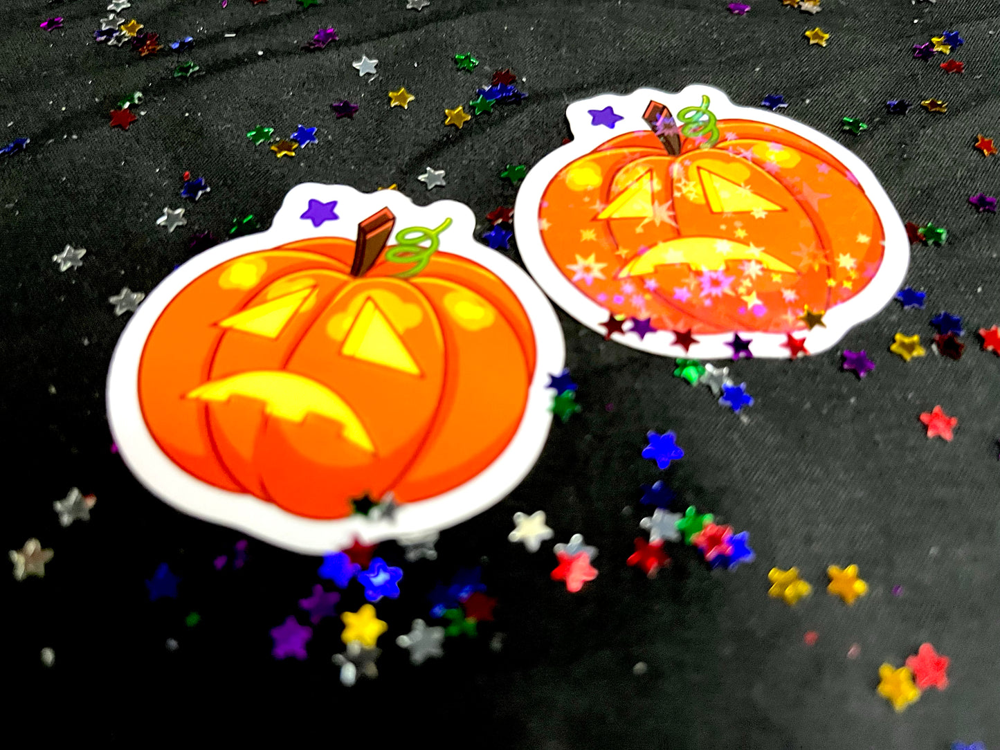 Sad Jack-o-lantern Sticker