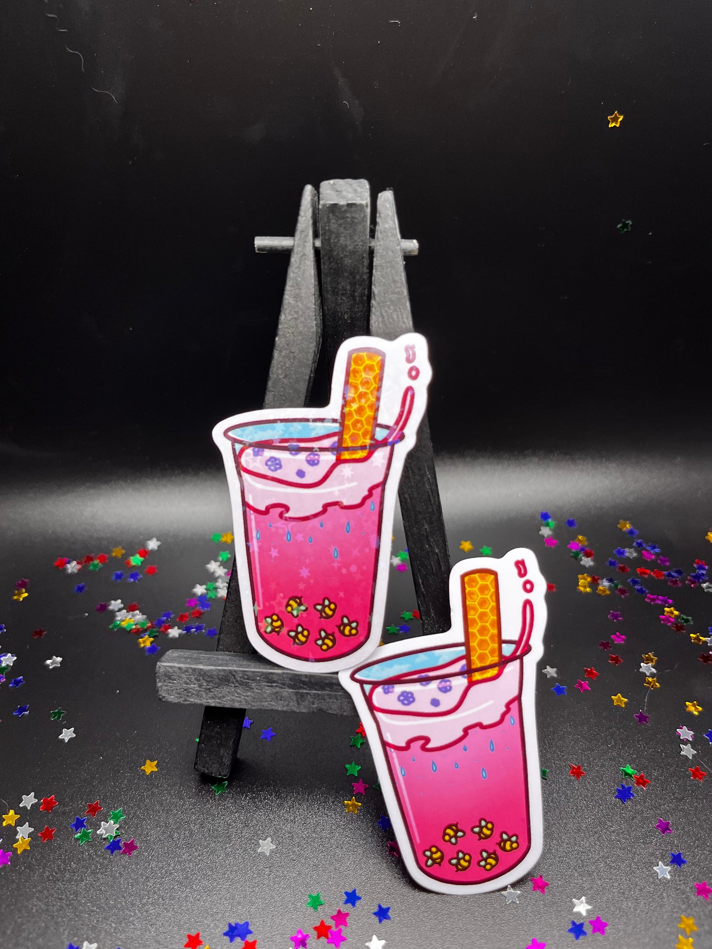 Heavenly Honey Boba Sticker