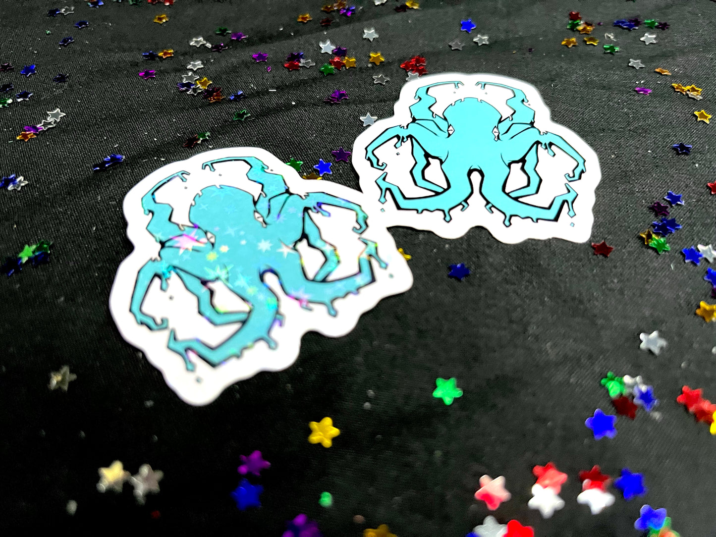 BIOHAZARD! Cyan Sticker