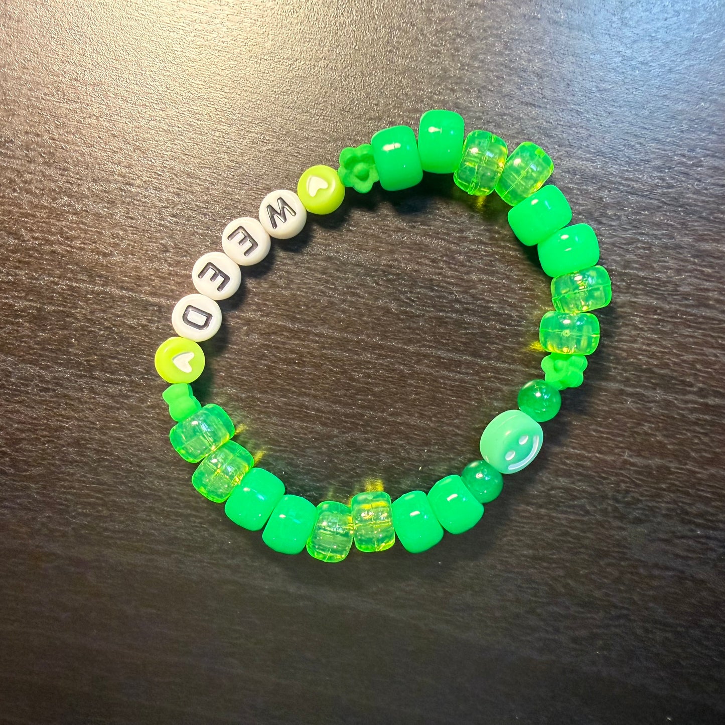 Weed Kandi Bracelet