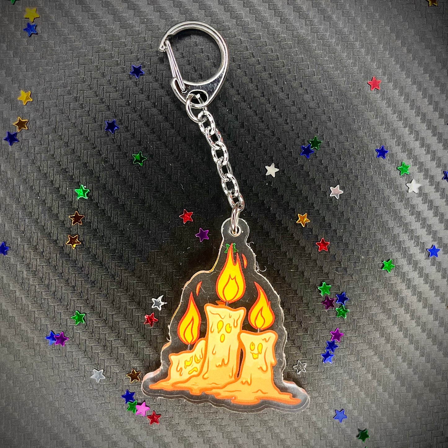 Candles Acrylic Charm