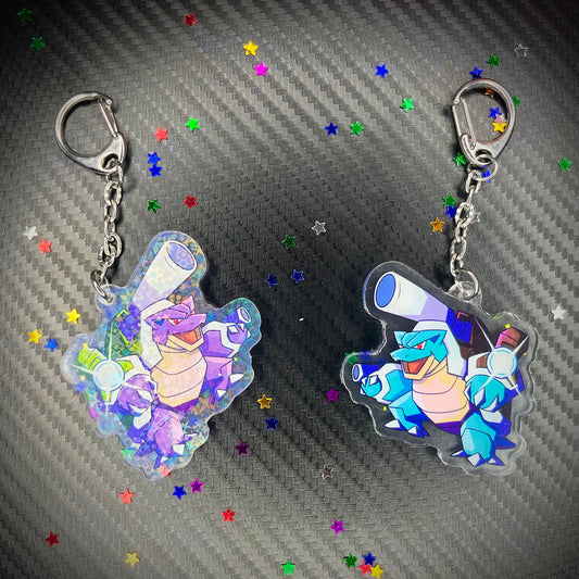 Mega Blastoise Acrylic Charm