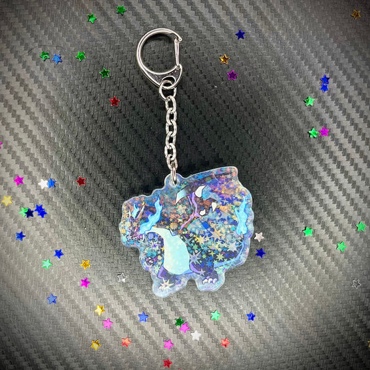 Mega Charizard Acrylic Charm