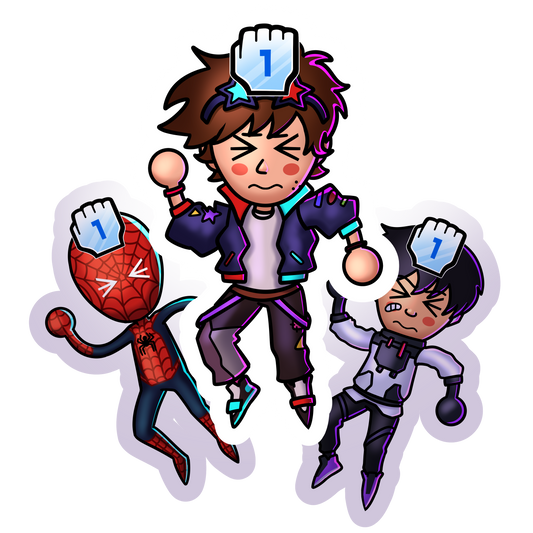 Mii Character Stickers