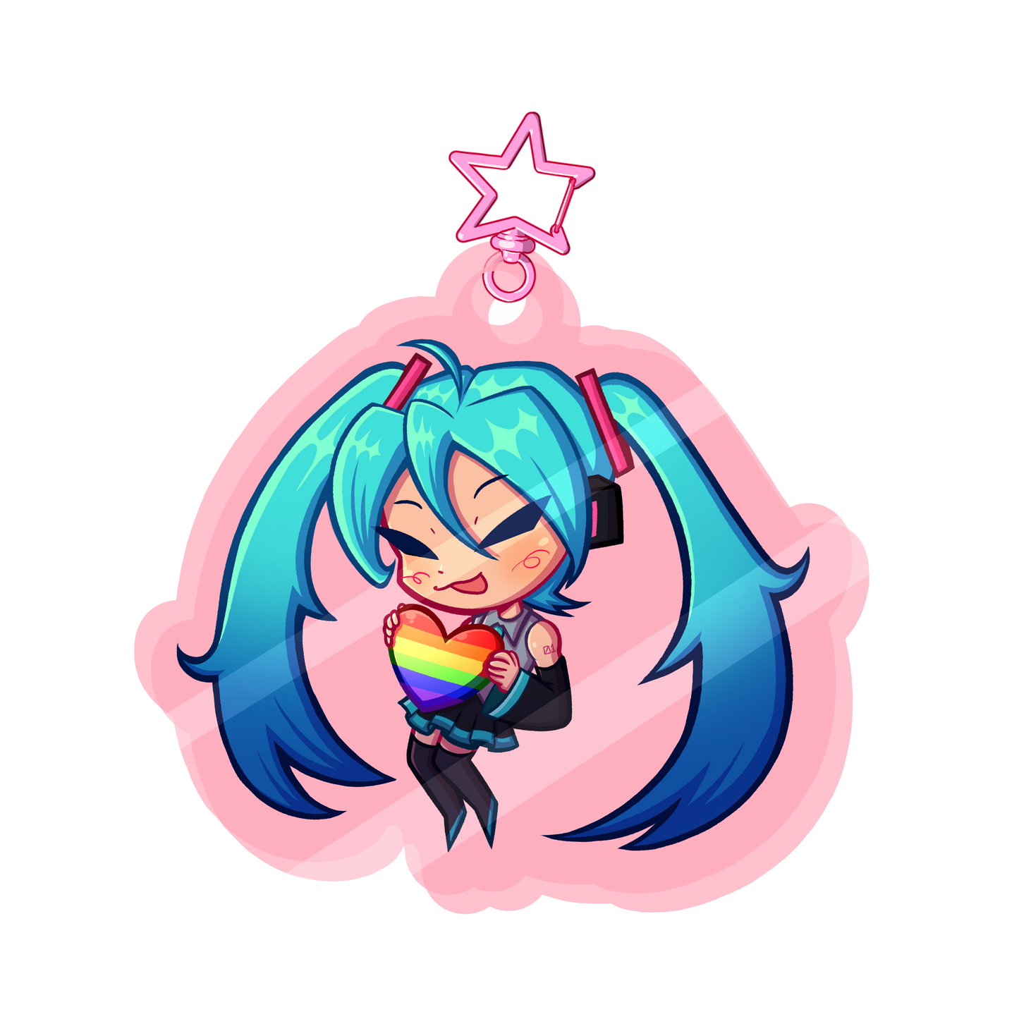[PRE-ORDER] Miku Pride Acrylic Charms