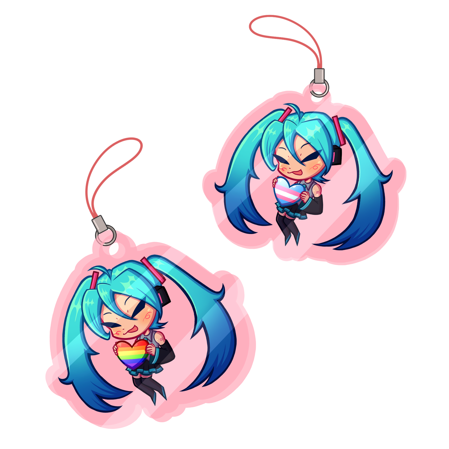 [PRE-ORDER] Miku Pride Acrylic Phone Charm