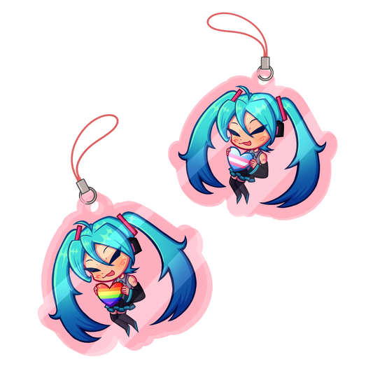 [PRE-ORDER] Miku Pride Acrylic Phone Charm