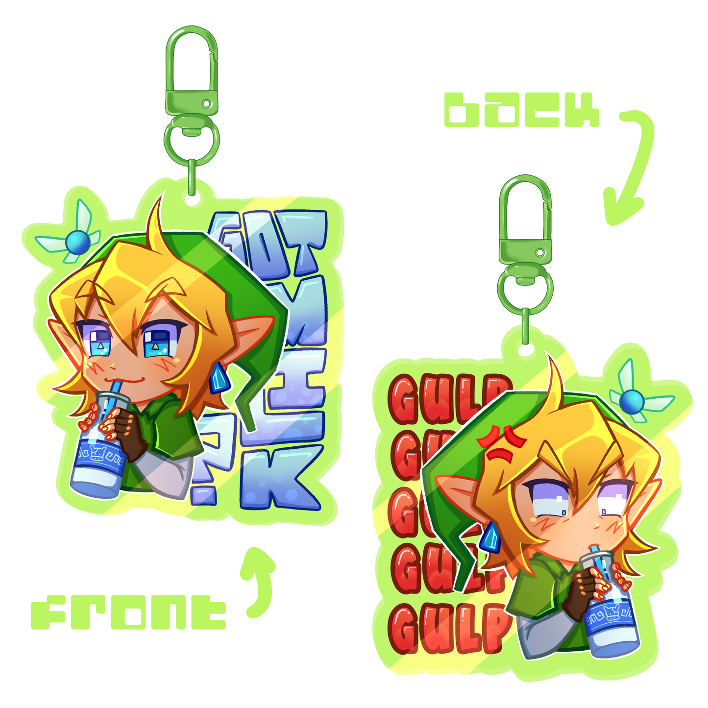 [PRE-ORDER] Got Milk! Link Acrylic Charm