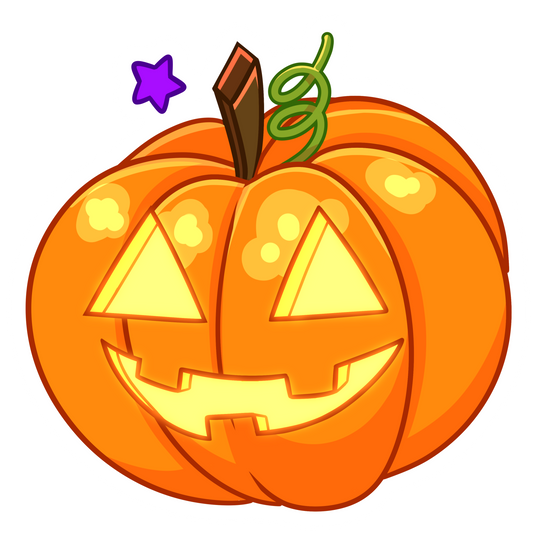 Happy Jack-o-lantern Sticker