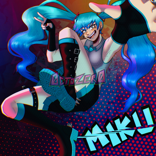 Miku Art Print