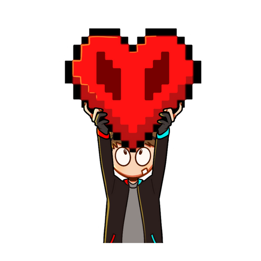 Hardcore Hearts Sticker